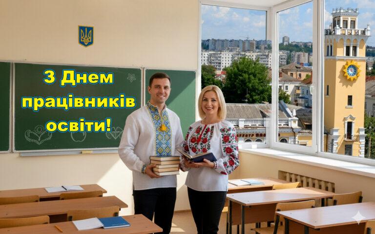 ВІТАЄМО ПЕДАГОГІВ ХМЕЛЬНИЦЬКОЇ ГРОМАДИ З ДНЕМ ПРАЦІВНИКІВ ОСВІТИ!