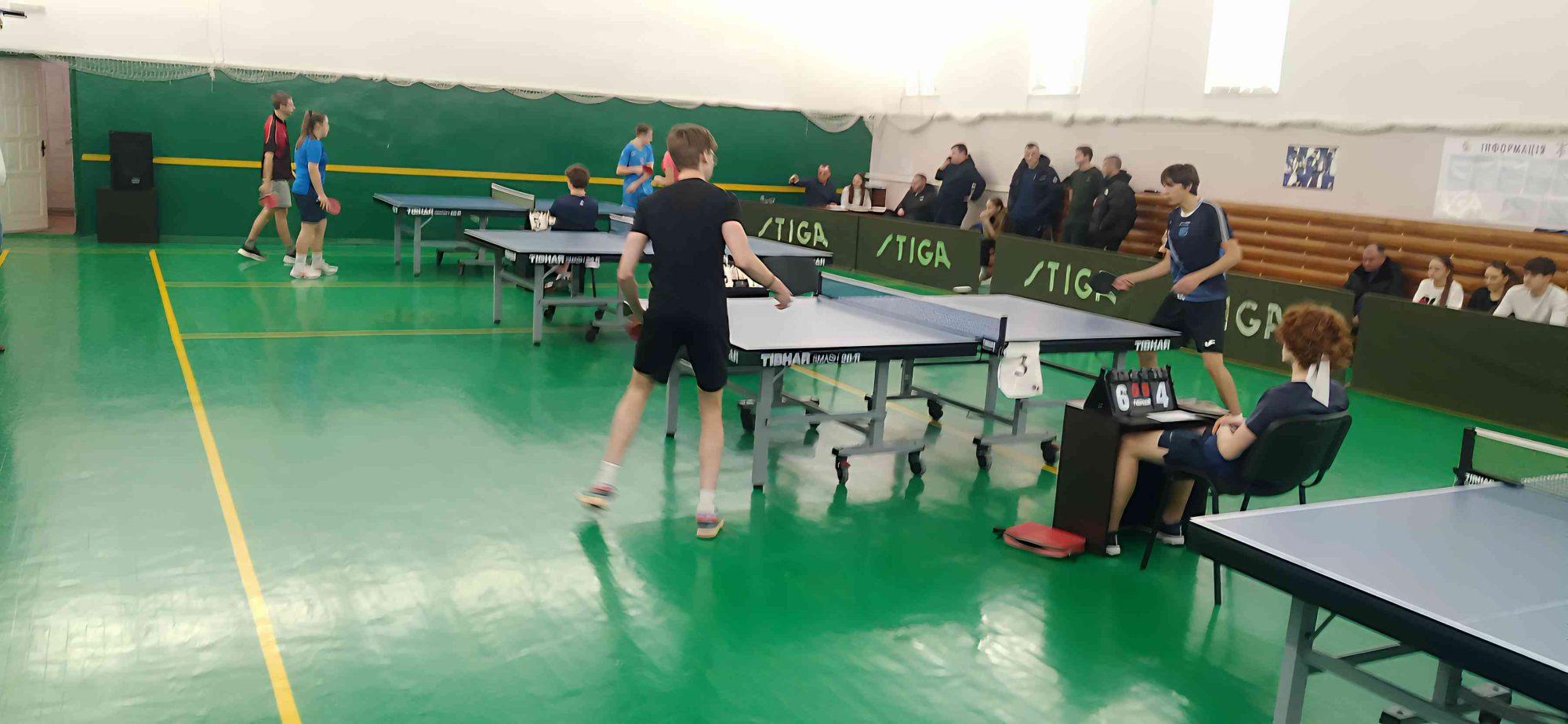 У ХМЕЛЬНИЦЬКОМУ ЗАВЕРШИЛИСЬ ЗМАГАННЯ ШКІЛЬНОЇ ЛІГИ З НАСТІЛЬНОГО ТЕНІСУ